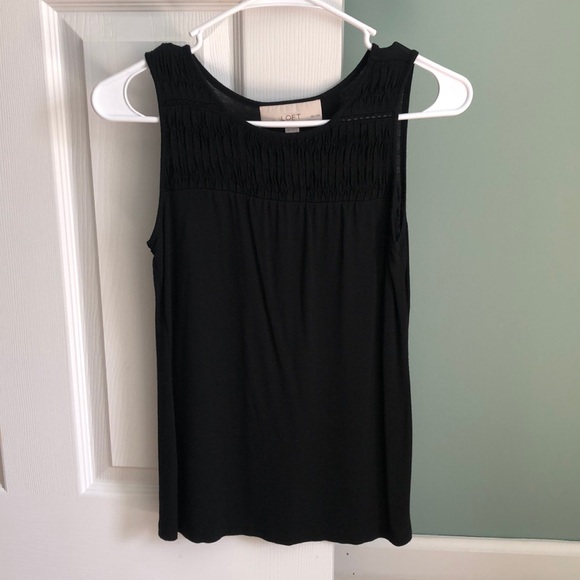 Black smocked top - Picture 2 of 3